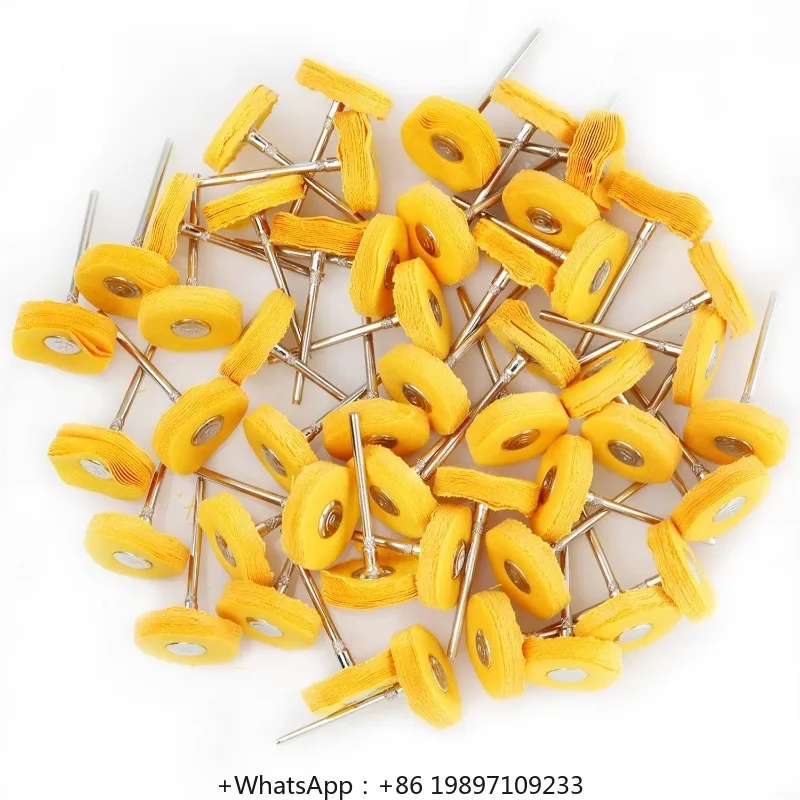 100 Pieces Yellow Polishing Buffed Head Set Fits Rotary Tools Accessories 2.35 Mm Mandrel Mini Cotton Polishing Buffing Wheel
100 Pieces Yellow Polishing Buffed Head Set Fits Rotary Tools Accessories 2.35 Mm Mandrel Mini Cotton Polishing Buffing Wheel