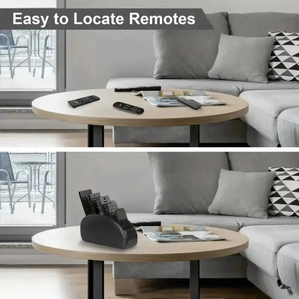 PU Leather Remote Control Holder Universal Cable Management Desktop Storage Box Multi-Device Multifunctional Remote Control Box
PU Leather Remote Control Holder Universal Cable Management Desktop Storage Box Multi-Device Multifunctional Remote Control Box