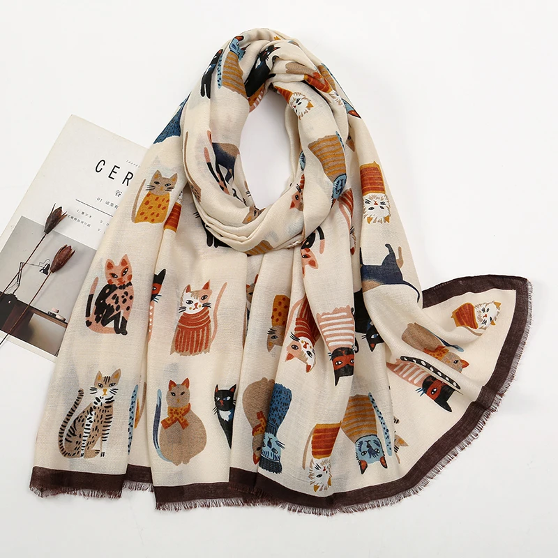 Top Sale Animal Dachshund Dog Cat Pattern Tassel Viscose Shawl Scarf Women Versatile Lovely Cute Muslim Hijab Warps 180*85cm
Top Sale Animal Dachshund Dog Cat Pattern Tassel Viscose Shawl Scarf Women Versatile Lovely Cute Muslim Hijab Warps 180*85cm