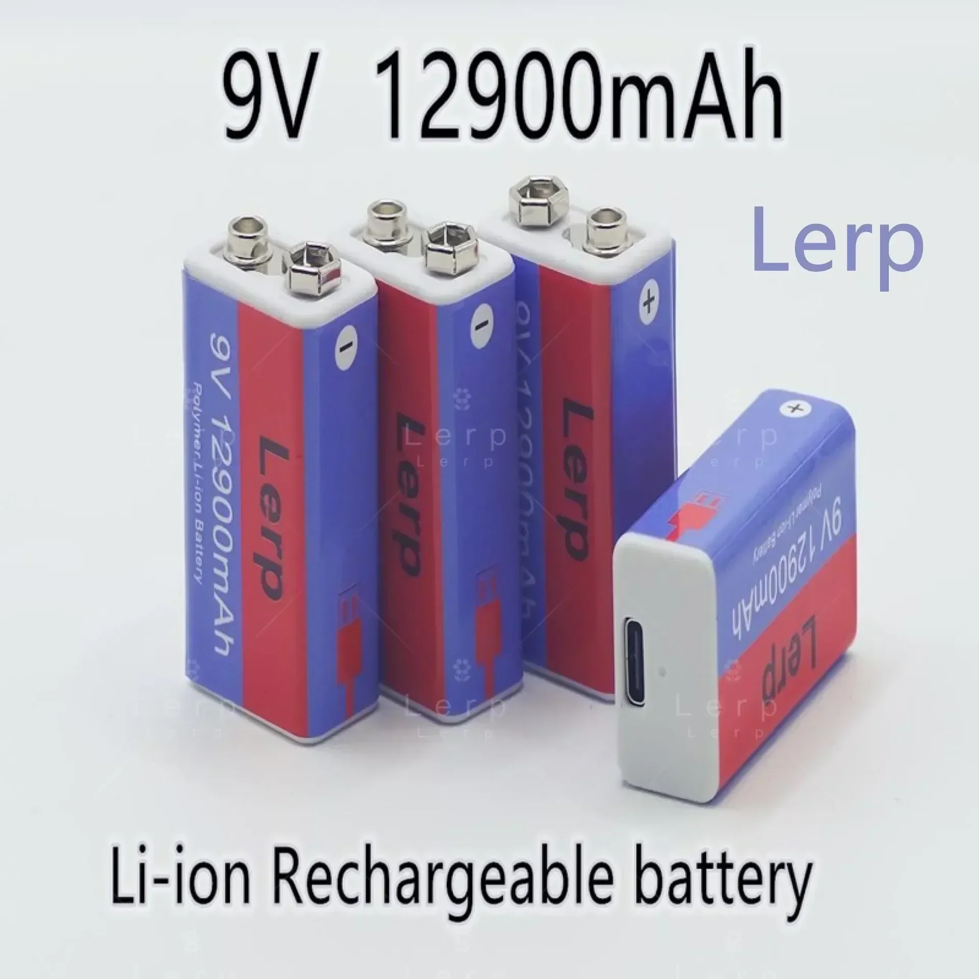New rechargeable lithium-ion battery, 9V12900mAh battery, mini USB, toy, microphone, remote control, KTV use
New rechargeable lithium-ion battery, 9V12900mAh battery, mini USB, toy, microphone, remote control, KTV use