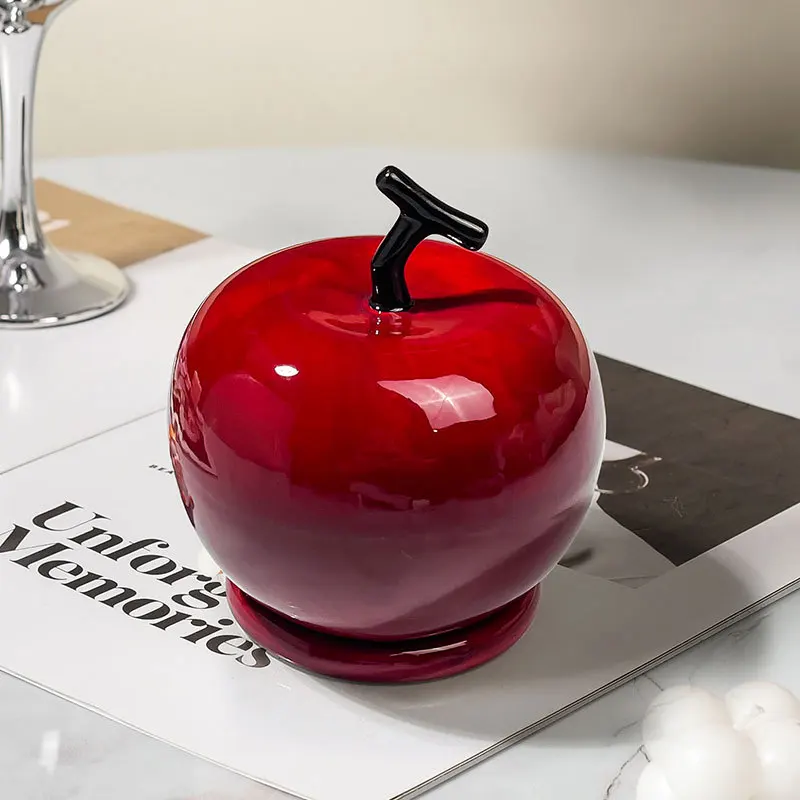 Light Luxury Apple Ceramic Toothpick Storage Jar Home Furnishing Living Room Dining Room Creative Ornament Toothpick Holder
Light Luxury Apple Ceramic Toothpick Storage Jar Home Furnishing Living Room Dining Room Creative Ornament Toothpick Holder