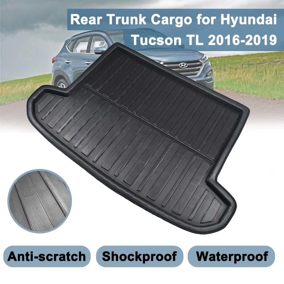 Автомобильный лоток для багажника Hyundai Tucson TL 2019 2018 2017 2015, подкладка для груза, задний багажник, напольный ковер, матовый коврик, подкладка для багажника, грязь
Автомобильный лоток для багажника Hyundai Tucson TL 2019 2018 2017 2015, подкладка для груза, задний багажник, напольный ковер, матовый коврик, подкладка для багажника, грязь