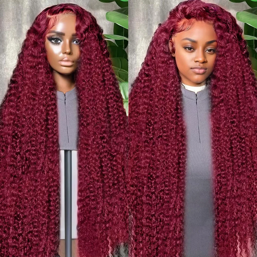 Human Hair 99J Burgundy Highlight Deep Wave Wig 200%Density 40 46 Inch Remy Women Hair 13x4 13x6 HD Transparent Lace Frontal Wig
Human Hair 99J Burgundy Highlight Deep Wave Wig 200%Density 40 46 Inch Remy Women Hair 13x4 13x6 HD Transparent Lace Frontal Wig