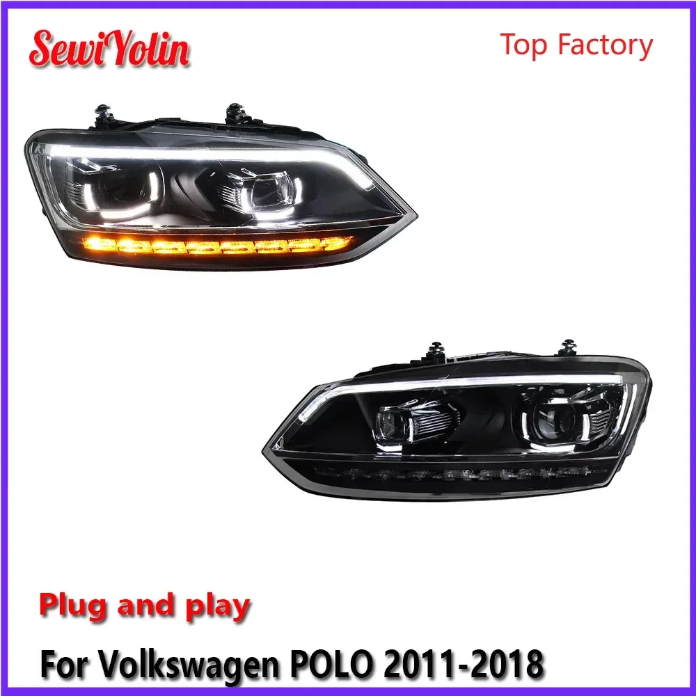 Car LED Headlight Light Assemblies For Volkswagen POLO 2011-2018 Auto Fog DRL Brake Turn Signal Lamp Plug And Play
Car LED Headlight Light Assemblies For Volkswagen POLO 2011-2018 Auto Fog DRL Brake Turn Signal Lamp Plug And Play