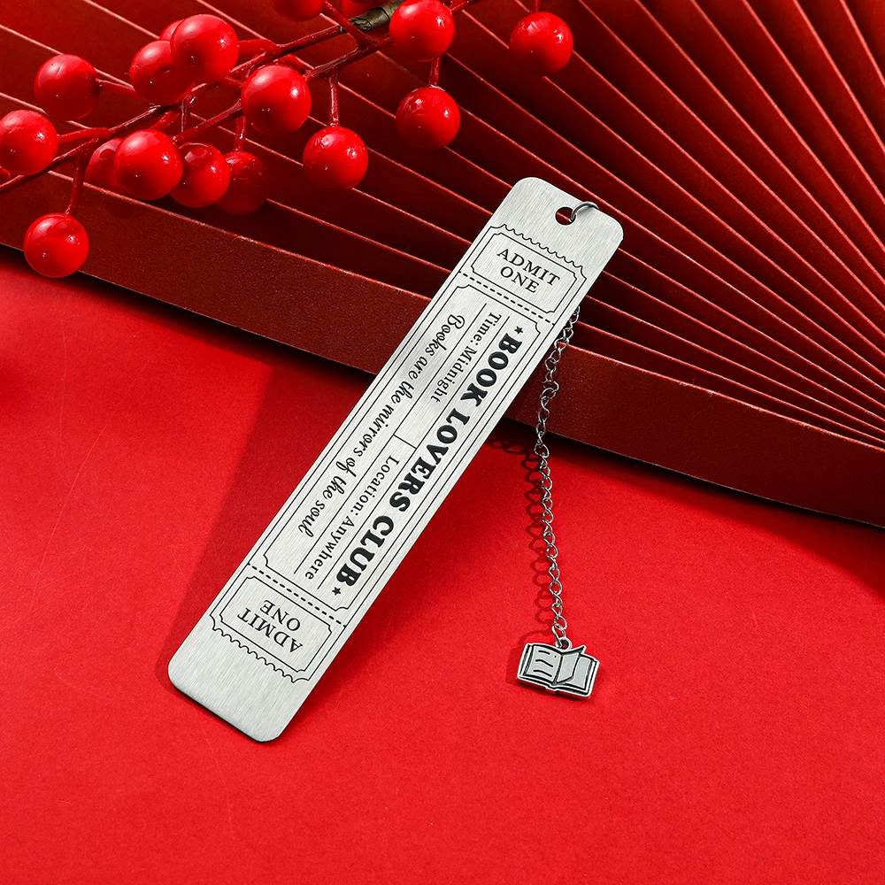 Book Club Bookmarks for Book Lovers Reading Accessories Study Stationery Birthday Gifts for Friends
Book Club Bookmarks for Book Lovers Reading Accessories Study Stationery Birthday Gifts for Friends