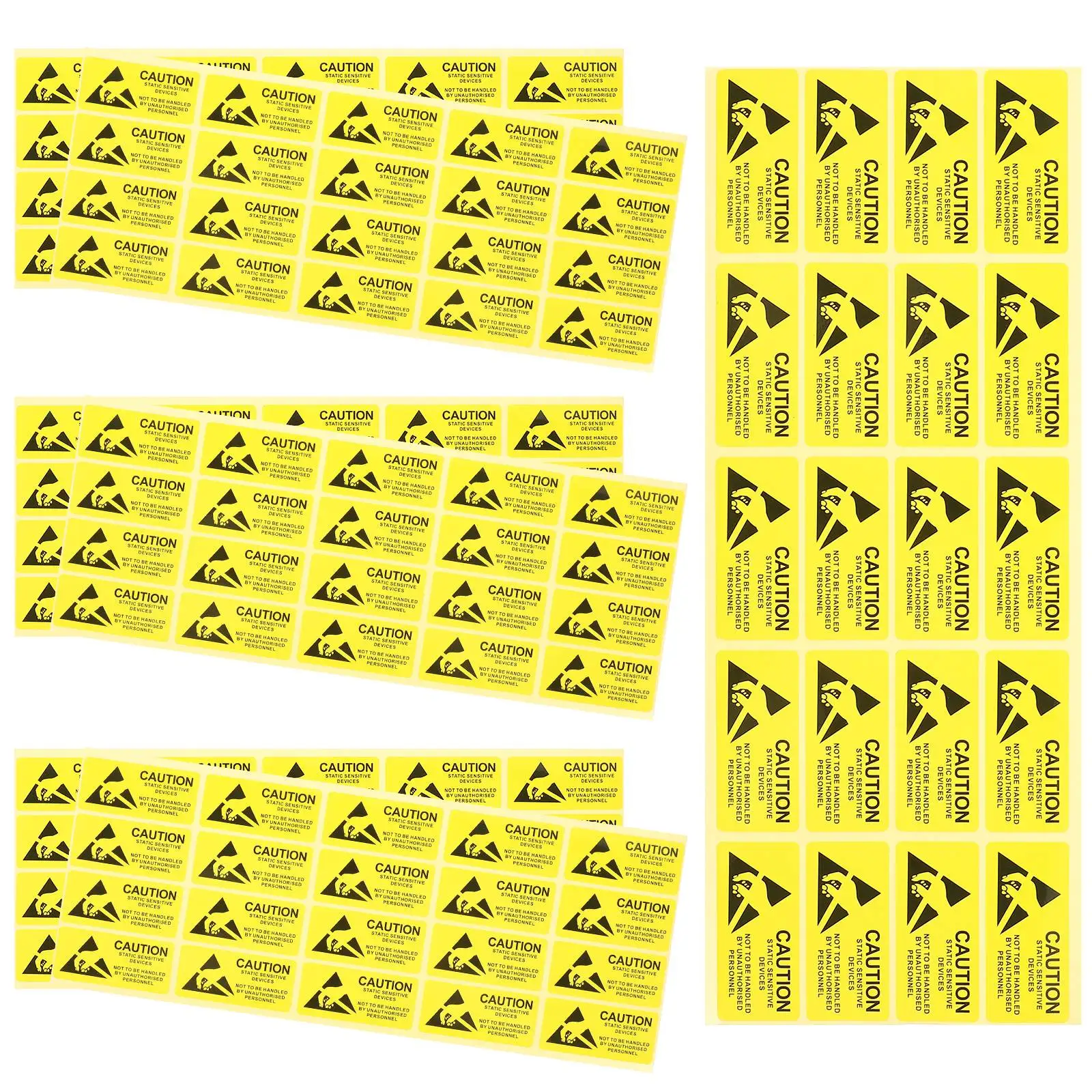 450 Pcs Static Proof Labels Thick Material Warning Signs Shop Decals Wallpapers Stickers Smooth Surfaces Indoors
450 Pcs Static Proof Labels Thick Material Warning Signs Shop Decals Wallpapers Stickers Smooth Surfaces Indoors