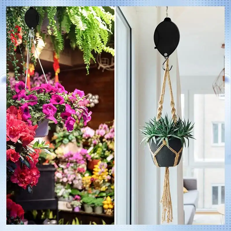 AD-3 Pack Retractable Plant Hanger Plant Pulleys Easy To Raise And Lower Heavy Duty For Hanging Plants
AD-3 Pack Retractable Plant Hanger Plant Pulleys Easy To Raise And Lower Heavy Duty For Hanging Plants