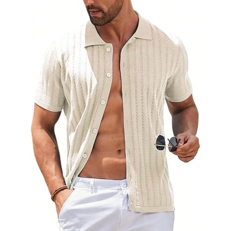 2026 QualityMen's Knit Shirts Short Sleeve Button Down Polo Shirt Vintage Casual Summer Beach Shirtshalloween
2026 QualityMen's Knit Shirts Short Sleeve Button Down Polo Shirt Vintage Casual Summer Beach Shirtshalloween