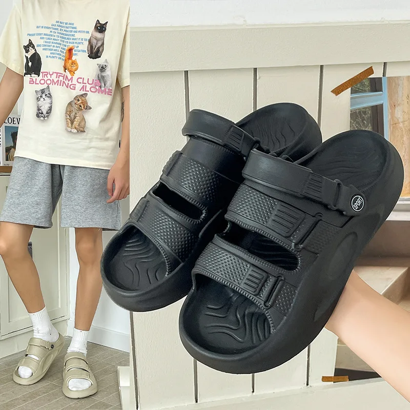 Men's summer outer wear thick-soled wear-resistant beach outdoor driving non-slip deodorant stepping on shit slippers
Men's summer outer wear thick-soled wear-resistant beach outdoor driving non-slip deodorant stepping on shit slippers
