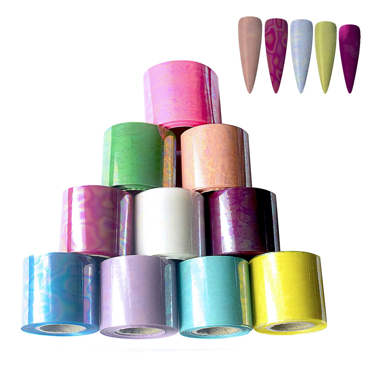Wave Aurora Nail Foil Stickers Shattered 3D Broken Glass Paper Decals Graident Stripe Line Nail Wraps Decorations tips 10 Rolls
Wave Aurora Nail Foil Stickers Shattered 3D Broken Glass Paper Decals Graident Stripe Line Nail Wraps Decorations tips 10 Rolls