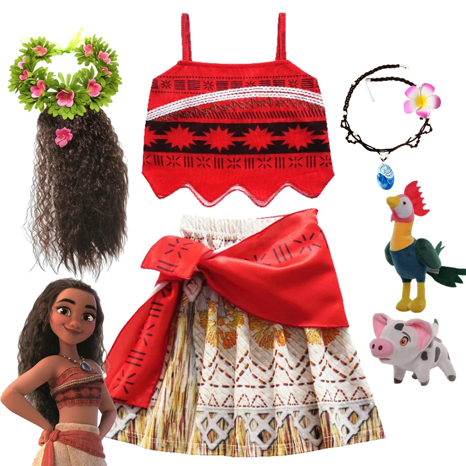 Girls Disney Moana Ocean Adventure Dress Vaiana Princess Costume Kid Disguise Halloween Carnival Party Dress
Girls Disney Moana Ocean Adventure Dress Vaiana Princess Costume Kid Disguise Halloween Carnival Party Dress