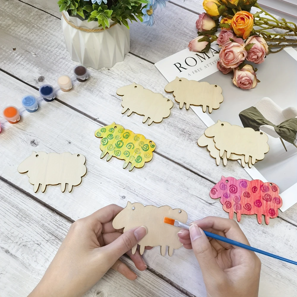 Незавершенный деревянный креативный набор стружки из овечьей древесины, сделай сам, деревянные рождественские украшения в виде овцы, животные, поделки
Незавершенный деревянный креативный набор стружки из овечьей древесины, сделай сам, деревянные рождественские украшения в виде овцы, животные, поделки