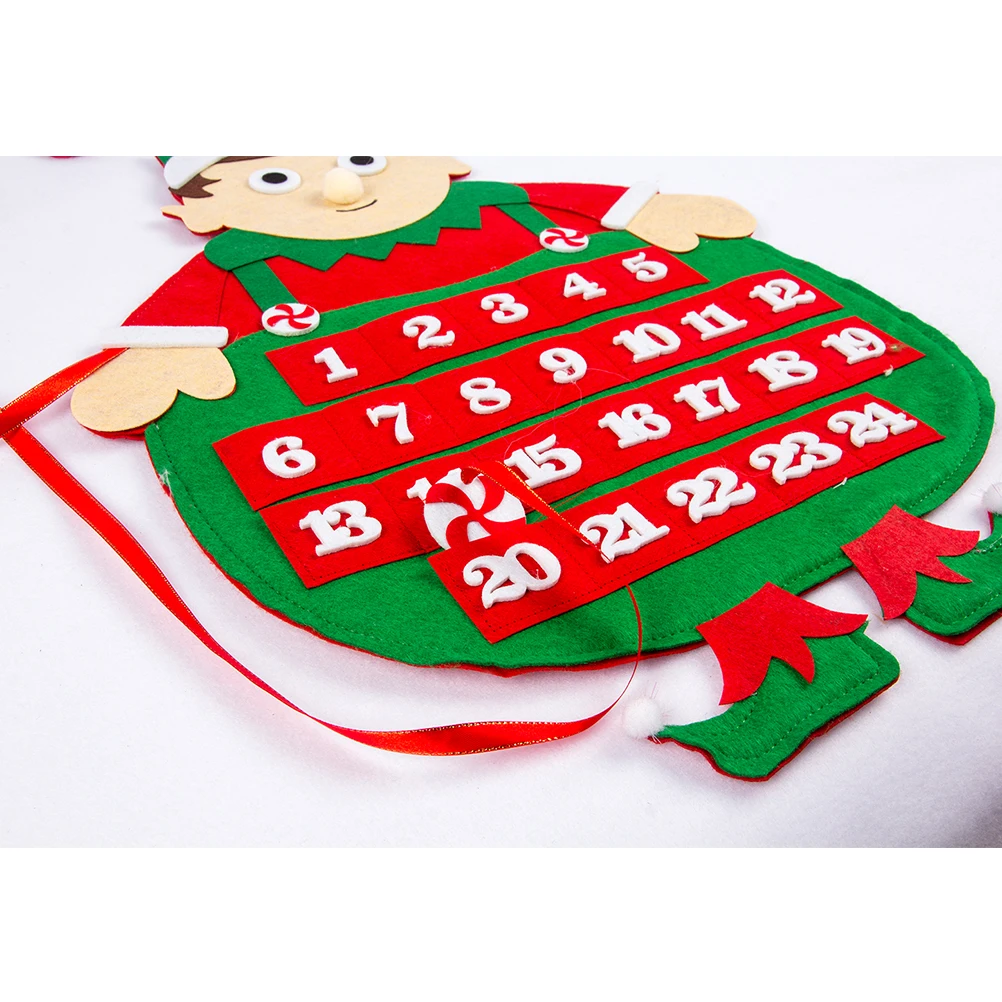 Christmas Elf Hanging Decorations Cloth Advent Calendar Festive Countdown Holiday Wall Door Fireplace Decor Home
Christmas Elf Hanging Decorations Cloth Advent Calendar Festive Countdown Holiday Wall Door Fireplace Decor Home