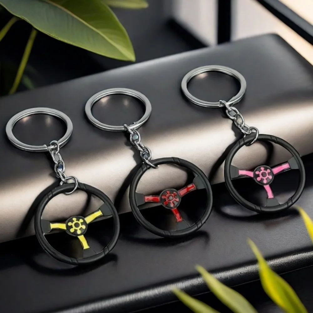 Personalized Mini Cute Key Ring Auto Steering Wheel Metal Keychain Creative Car Enthusiast Keyring Pendant Accessories Gift
Personalized Mini Cute Key Ring Auto Steering Wheel Metal Keychain Creative Car Enthusiast Keyring Pendant Accessories Gift