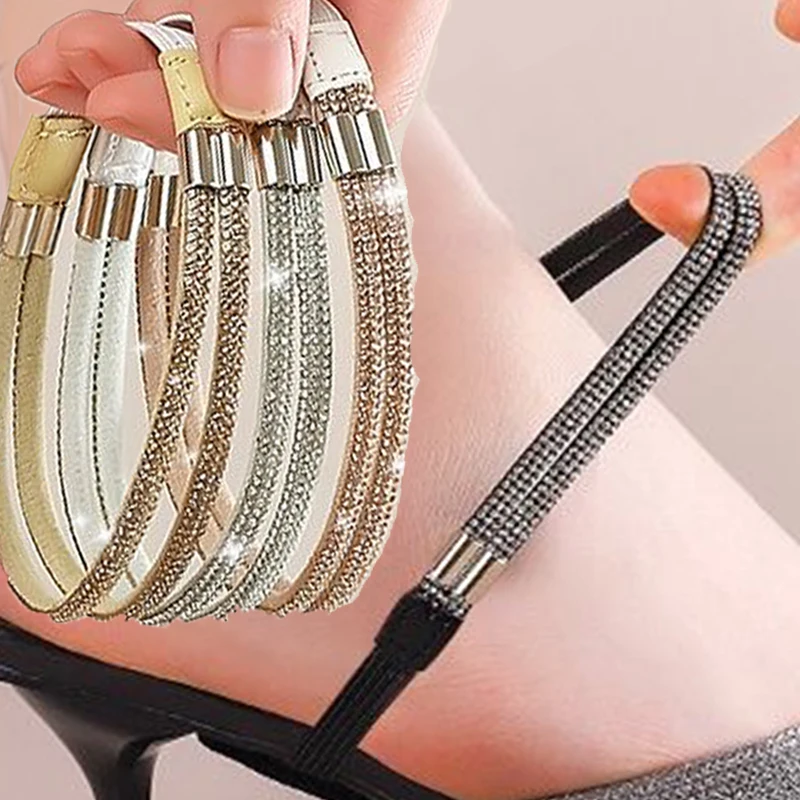 2pcs Women Shoelaces Free Triangle Bundle High Heels Adjustable Shoe Belt Ankle Holding Loose Anti-skid Bundle Laces Tie Straps
2pcs Women Shoelaces Free Triangle Bundle High Heels Adjustable Shoe Belt Ankle Holding Loose Anti-skid Bundle Laces Tie Straps