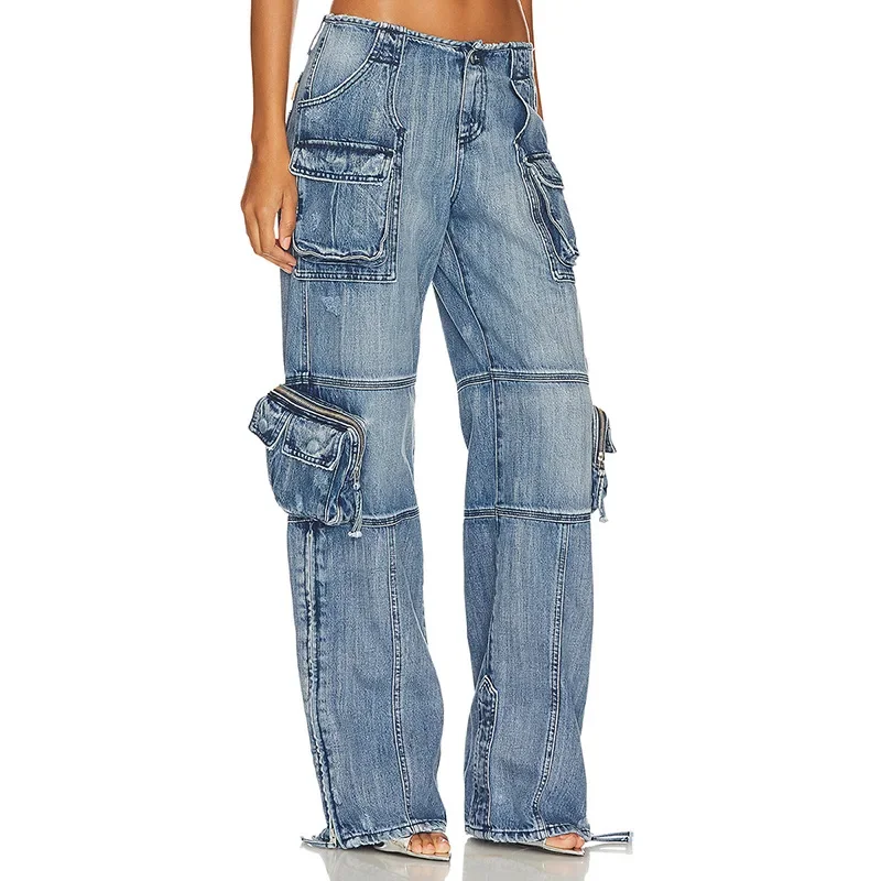 American Street Style High-end Casual Jeans 2024 New Summer Mid-waist Long Straight Overalls for Women Jeans Women
American Street Style High-end Casual Jeans 2024 New Summer Mid-waist Long Straight Overalls for Women Jeans Women