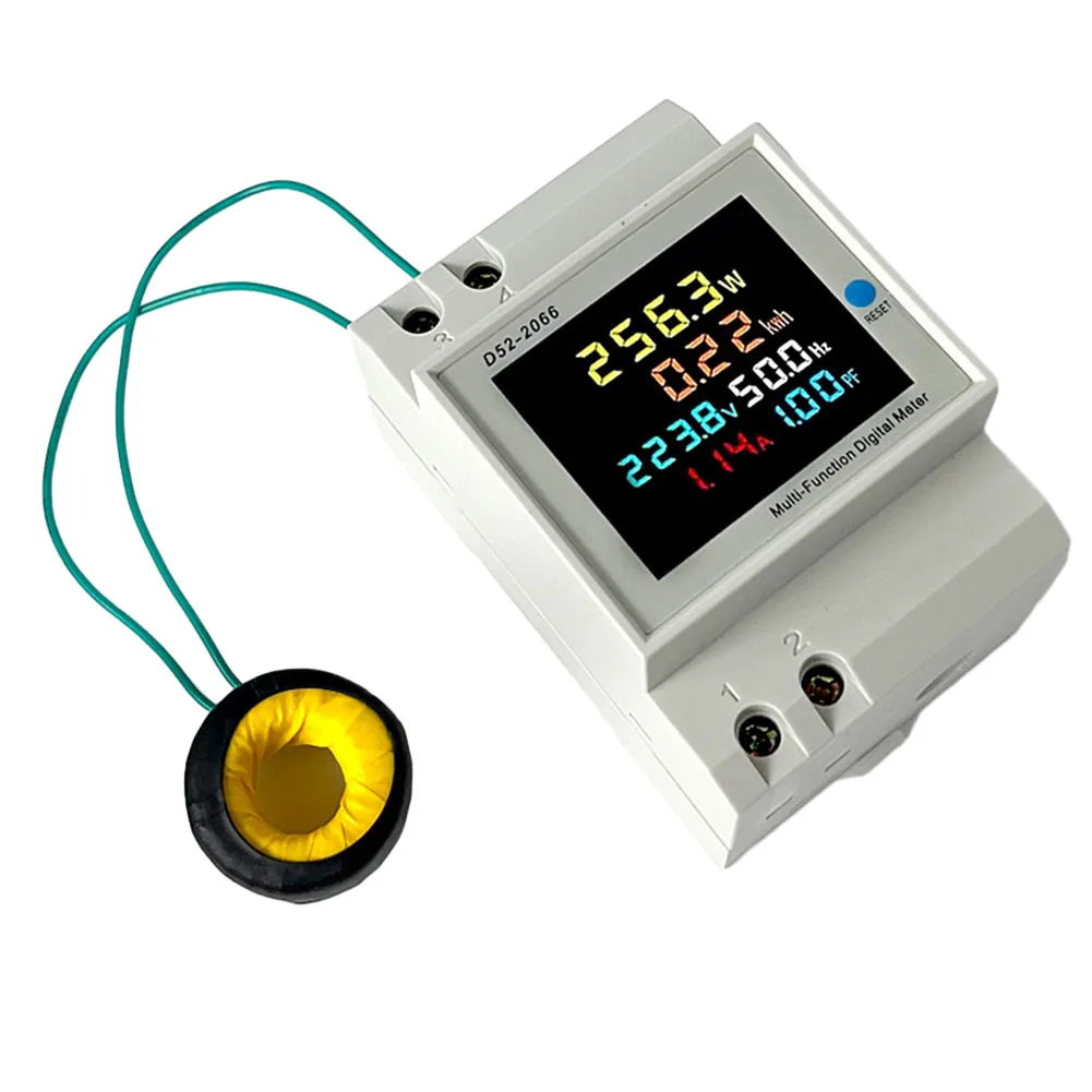 Digital LCD Rail Voltmeter Current Power Meter Ampere Voltage Frequency Monitor AC40-30A Electric Power Rail Voltmeter AC 50Hz
Digital LCD Rail Voltmeter Current Power Meter Ampere Voltage Frequency Monitor AC40-30A Electric Power Rail Voltmeter AC 50Hz