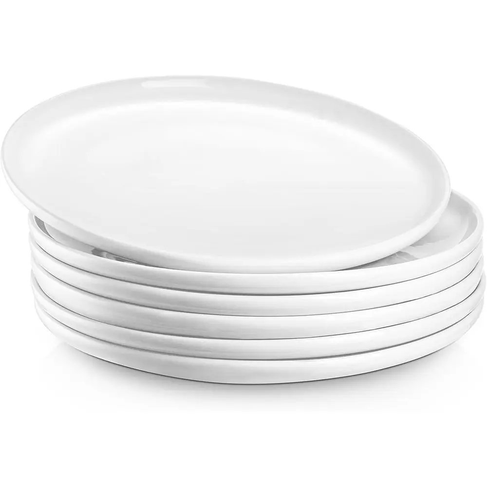 8.5 Inch Small Dinner Plates Set of 6, Ceramic Plates for Salad, Snack, Dessert and Appetizer - Microwave, Oven and Dishwasher S
8.5 Inch Small Dinner Plates Set of 6, Ceramic Plates for Salad, Snack, Dessert and Appetizer - Microwave, Oven and Dishwasher S