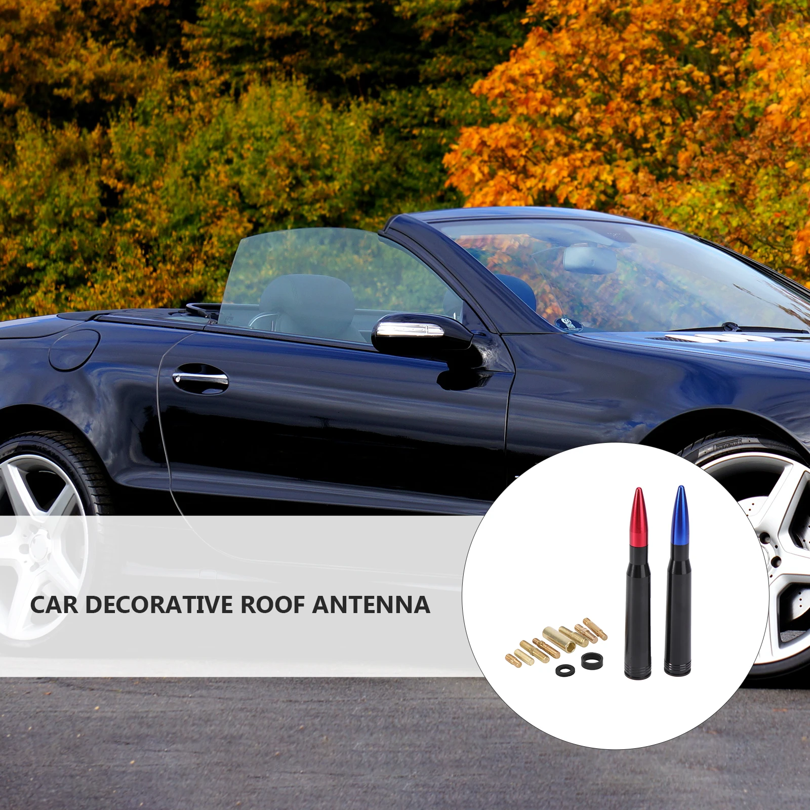 Roof Antenna Bullet Automobile Car SUV Modified Decoration Off-Road Vehicle Alloy Bullet-shaped
Roof Antenna Bullet Automobile Car SUV Modified Decoration Off-Road Vehicle Alloy Bullet-shaped