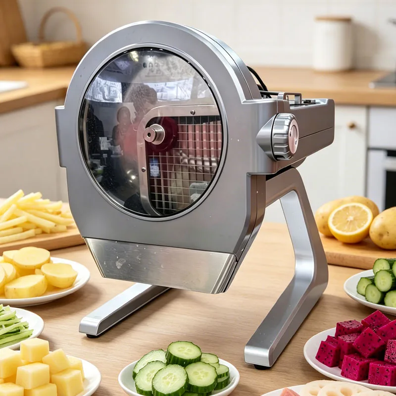Vegetable Cutting Machine Electric Automatic Desktop Commercial Potato Carrot Slice Shred Dice Cutter Machine
Vegetable Cutting Machine Electric Automatic Desktop Commercial Potato Carrot Slice Shred Dice Cutter Machine