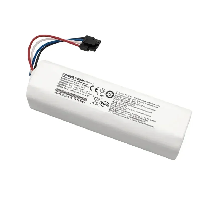 RemplacementBatterieP2008-4S2P-MMBKPour Xiaomi ata jia Mi балаяж Чистка робот аспиратор 1T Dreame D9 F9 L10Pro L10Plus S10
RemplacementBatterieP2008-4S2P-MMBKPour Xiaomi ata jia Mi балаяж Чистка робот аспиратор 1T Dreame D9 F9 L10Pro L10Plus S10
