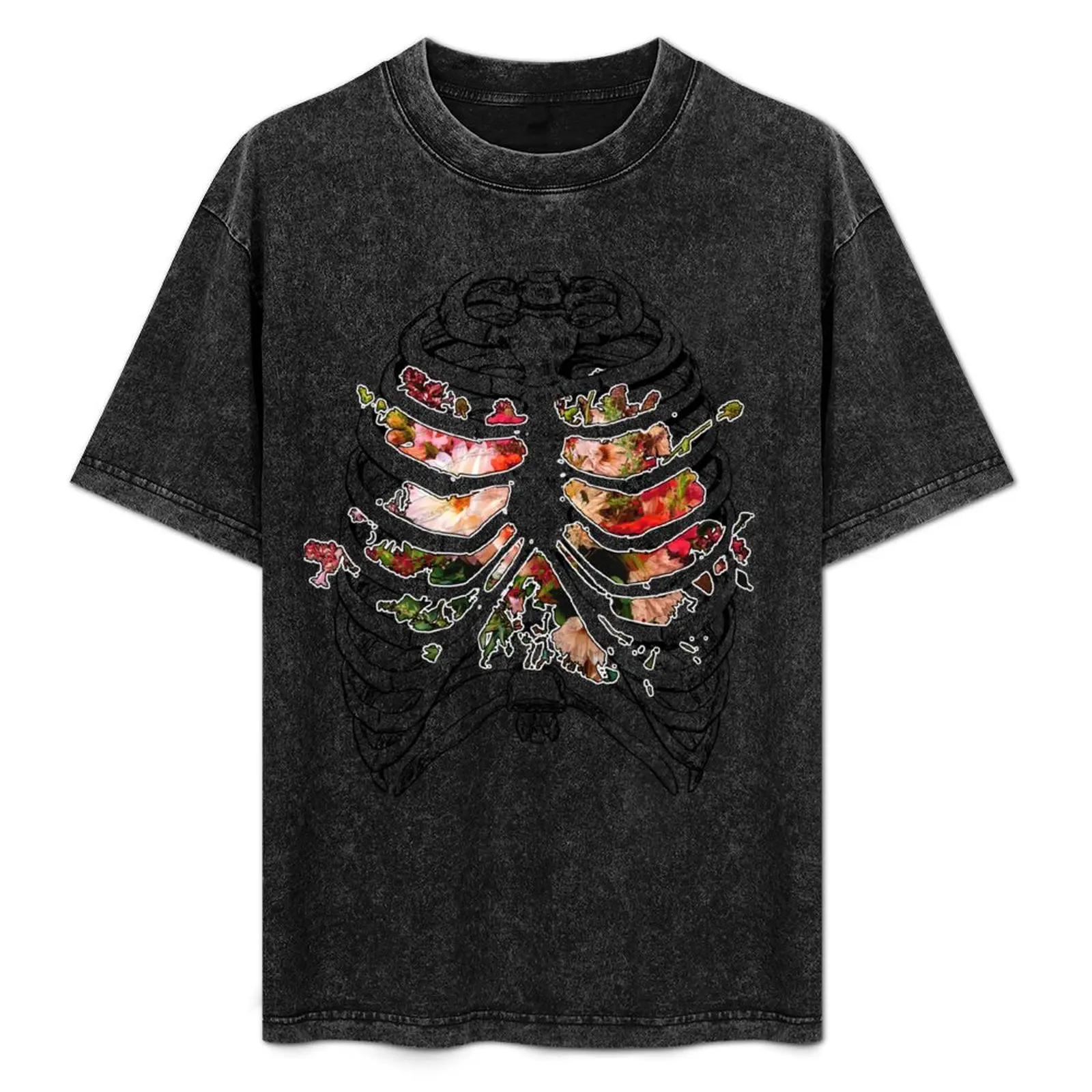 Flowers inside Ribs T-Shirt Creative Graphic Tee Shirt
Flowers inside Ribs T-Shirt Creative Graphic Tee Shirt