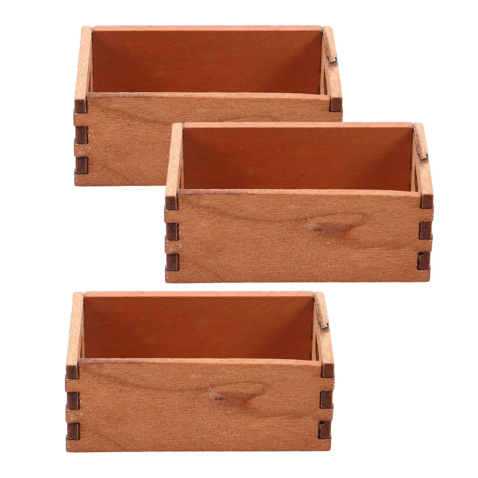 3pcs Miniature Storage Crates 1:12 Wooden Dollhouse Accessories For Pretend Play Diy Crafts Photography Decorative Bins
3pcs Miniature Storage Crates 1:12 Wooden Dollhouse Accessories For Pretend Play Diy Crafts Photography Decorative Bins