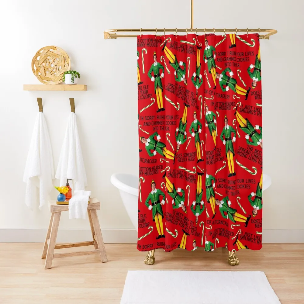 Buddy the Elf Print Shower Curtain Bathroom Fabric Bathroom Showers For Bathroom Shower Shower Waterproof Curtain
Buddy the Elf Print Shower Curtain Bathroom Fabric Bathroom Showers For Bathroom Shower Shower Waterproof Curtain