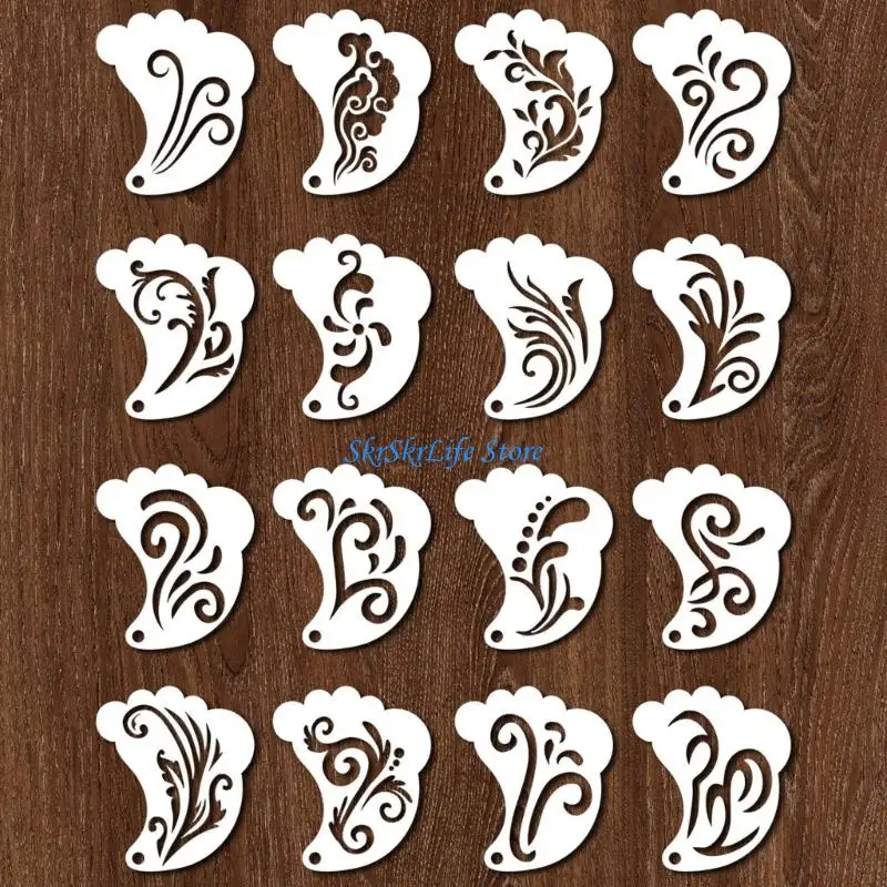 E65E Washable Cosmetic Pattern Templates PET Texture for Quick Creative Expressions at Birthday Parties School Activity
E65E Washable Cosmetic Pattern Templates PET Texture for Quick Creative Expressions at Birthday Parties School Activity