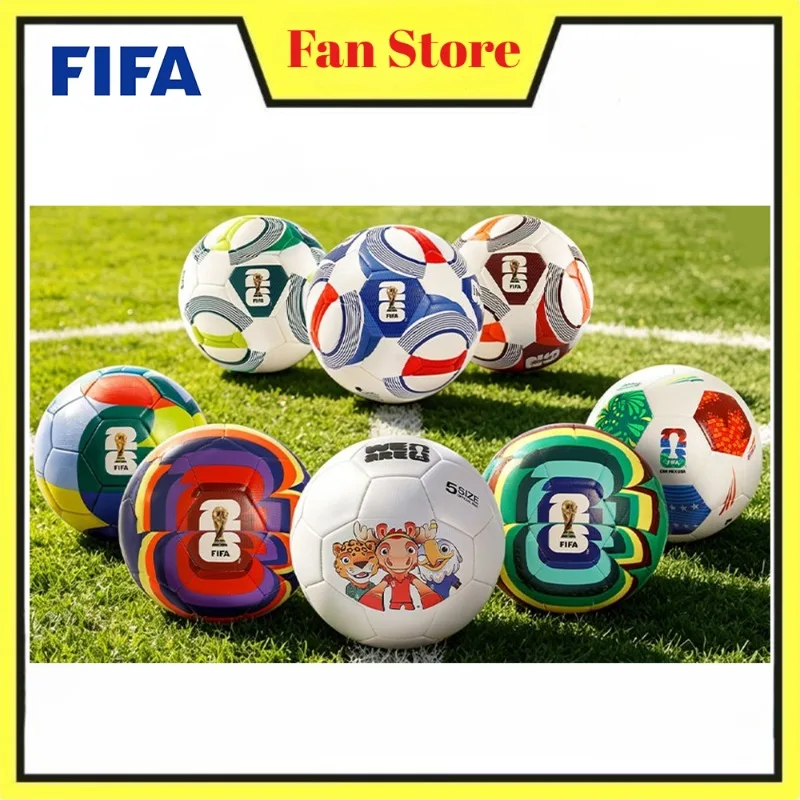 FIFA 2026 World Cup USA Canada Mexico Size 5 Soccer Ball Official Match Training for Adults Youth Students Wear-Resistant PU
FIFA 2026 World Cup USA Canada Mexico Size 5 Soccer Ball Official Match Training for Adults Youth Students Wear-Resistant PU