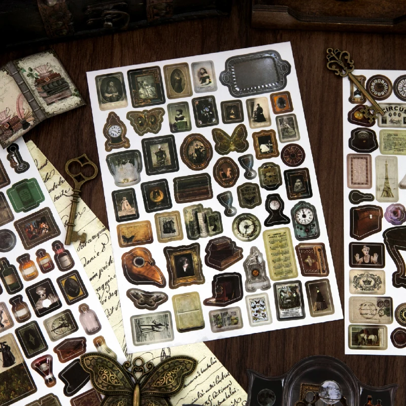 Journal GO Vintage Treasures Retro Junk Journal Stickers Scrapbooking DIY Calendar Frame Glass Cup Diary Card Craft Masking
Journal GO Vintage Treasures Retro Junk Journal Stickers Scrapbooking DIY Calendar Frame Glass Cup Diary Card Craft Masking