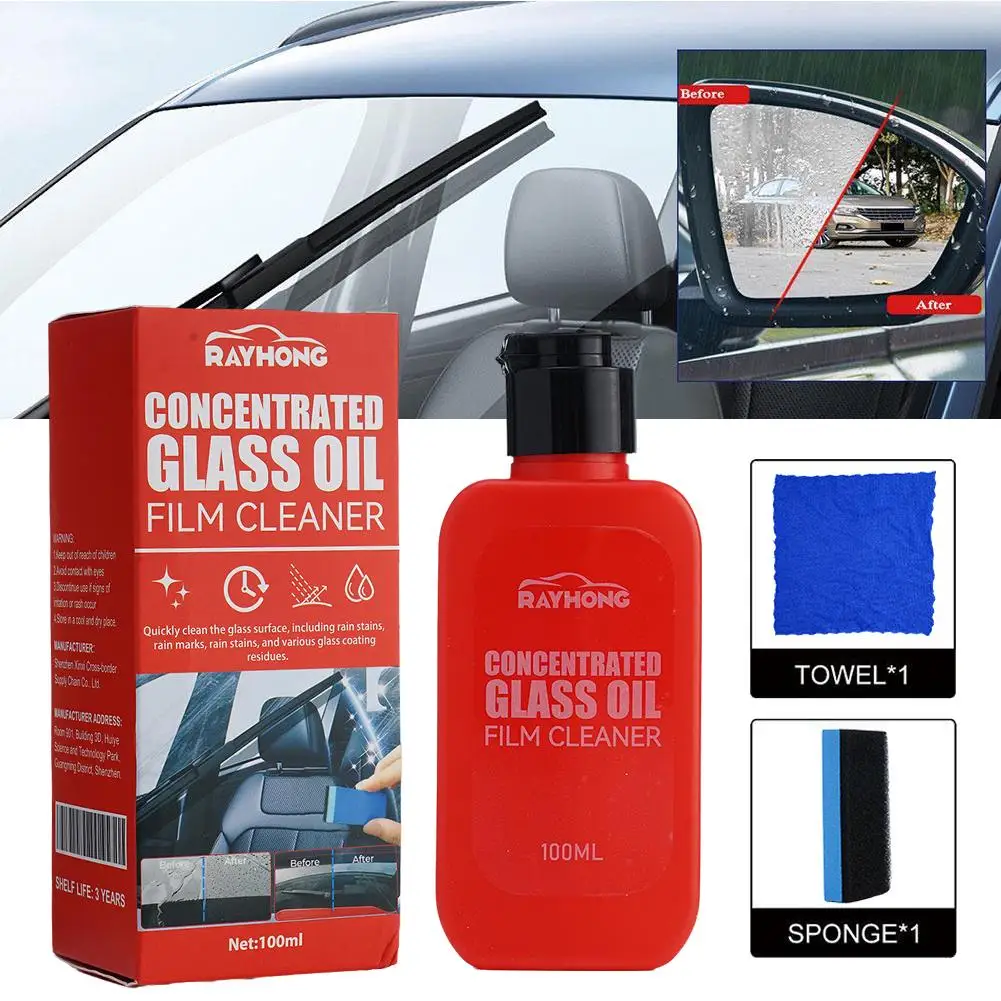Car Oil Film Remover Powerful Oil Film Removal Cream Long-term Windshield Eliminates Marks Paste Rain Cleaner Protection Q1D3
Car Oil Film Remover Powerful Oil Film Removal Cream Long-term Windshield Eliminates Marks Paste Rain Cleaner Protection Q1D3