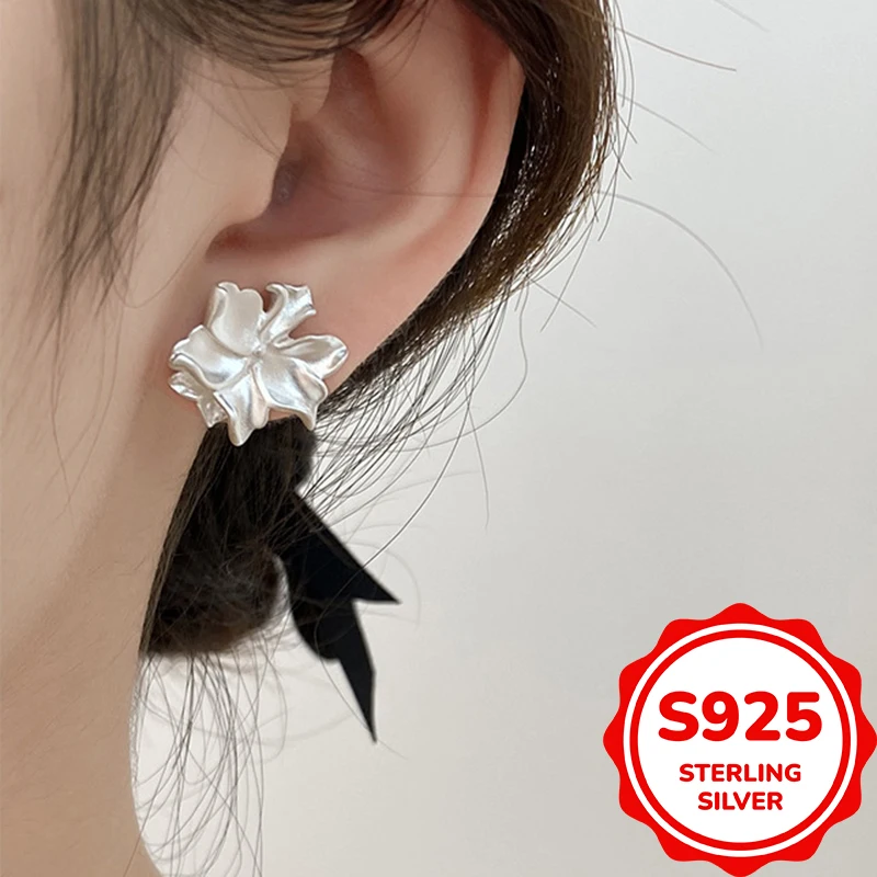 Серьги из стерлингового серебра 925 пробы, французские ретро-серьги с жасмином, нежный темперамент, модные милые серьги, элитные серьги для поездок на работу
Серьги из стерлингового серебра 925 пробы, французские ретро-серьги с жасмином, нежный темперамент, модные милые серьги, элитные серьги для поездок на работу
