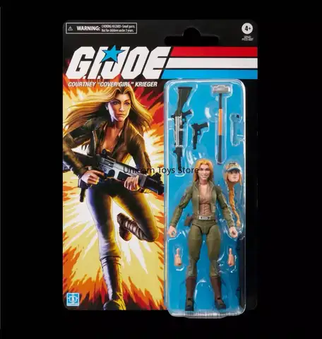 En stock Hasbro Vintage Card Back Courtney "Cover Girl" Figura de acción de 6 pulgadas (versión de Hong Kong)