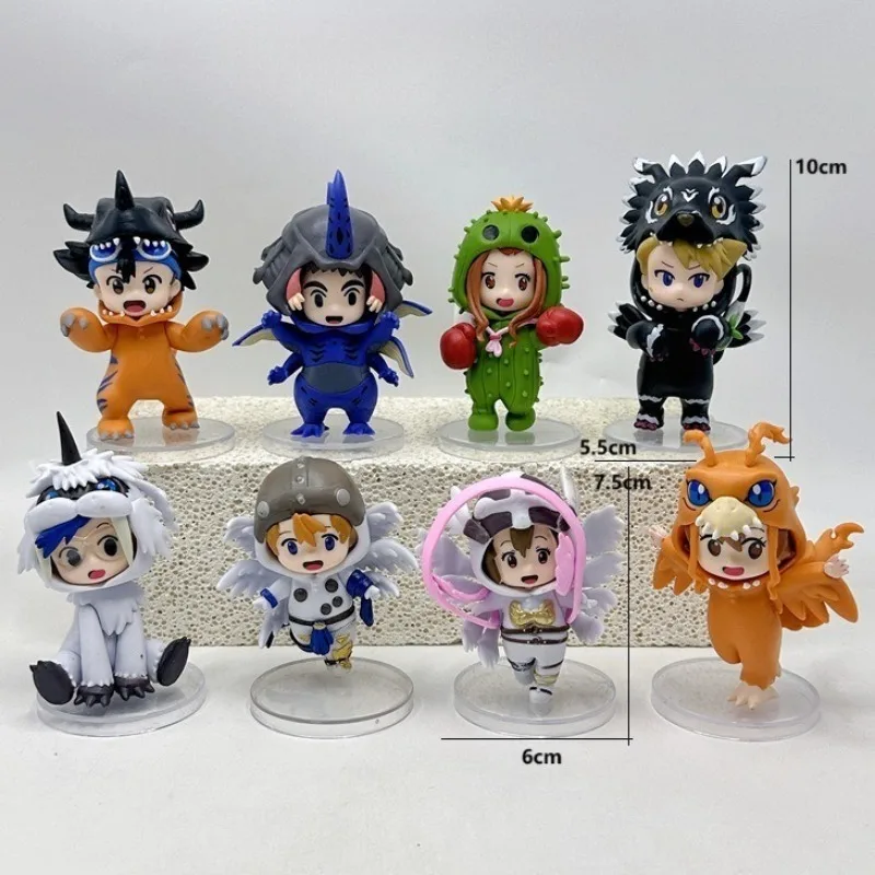 8pcs/set Hot New Digimons Characters Taichi Matt Ishida Sora Cosplay Agumon Gabumon Action Figure Anime Figure Model Toy
8pcs/set Hot New Digimons Characters Taichi Matt Ishida Sora Cosplay Agumon Gabumon Action Figure Anime Figure Model Toy