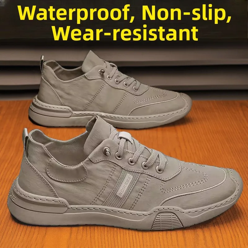 Men's Canvas Shoes Spring Ice Silk Anti-slip Wear-resistant Workwear Casual Shoes Business Style Low Heel round Toe Rubber Sole
Men's Canvas Shoes Spring Ice Silk Anti-slip Wear-resistant Workwear Casual Shoes Business Style Low Heel round Toe Rubber Sole