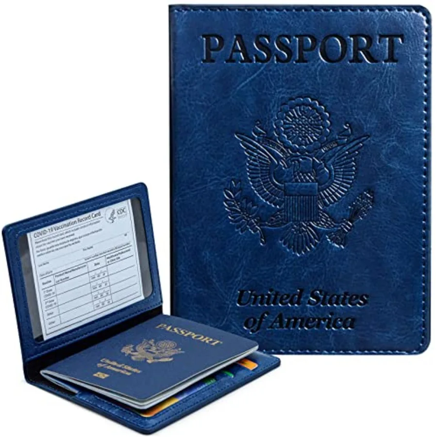 Passport Holder Cover Wallet Case RFID Blocking Leather Card Slot Travel Accessories Documents Organizer Protector for Women Me
Passport Holder Cover Wallet Case RFID Blocking Leather Card Slot Travel Accessories Documents Organizer Protector for Women Me
