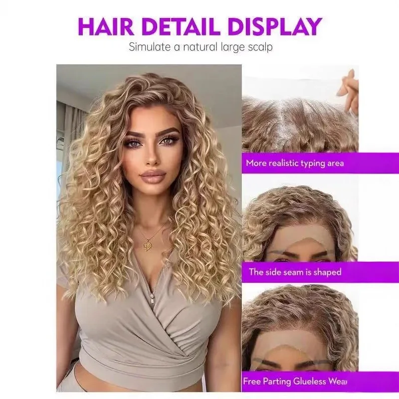 Африканский парик с мелкими кудрями, фронтальный кружевной, с центральным пробором, длинный, из синтетического волокна, термостойкий.
Африканский парик с мелкими кудрями, фронтальный кружевной, с центральным пробором, длинный, из синтетического волокна, термостойкий.