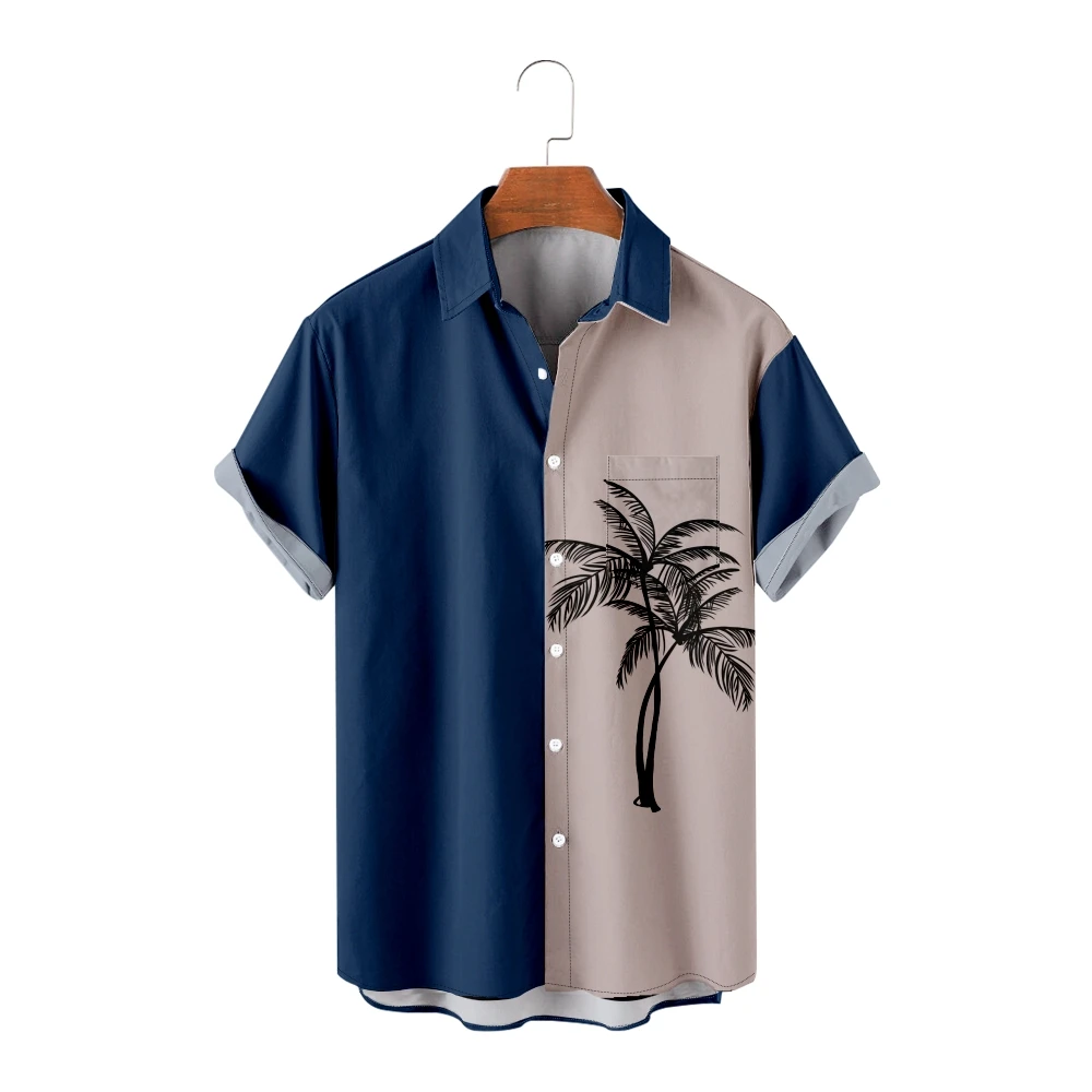 Men's Hawaiian Shirts Palm tree Print Vacation Casual Short Sleeve Shirts Summer Tops Vintage Breathable
Men's Hawaiian Shirts Palm tree Print Vacation Casual Short Sleeve Shirts Summer Tops Vintage Breathable