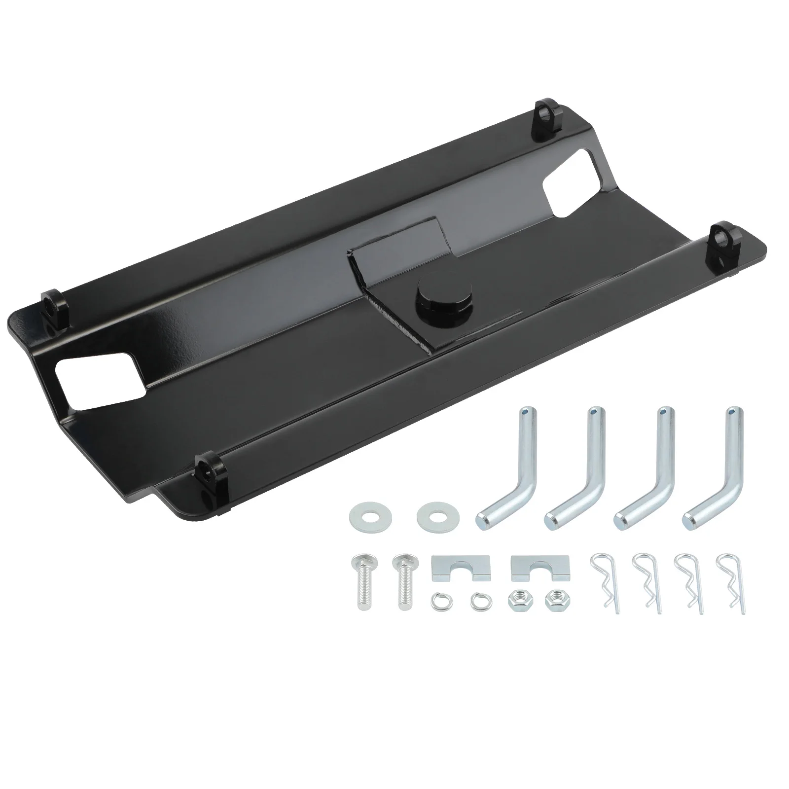 Пластина для сцепного устройства прицепа-полуприцепа с гусиным шефом для стандартных направляющих 5-го колеса, черная
Пластина для сцепного устройства прицепа-полуприцепа с гусиным шефом для стандартных направляющих 5-го колеса, черная