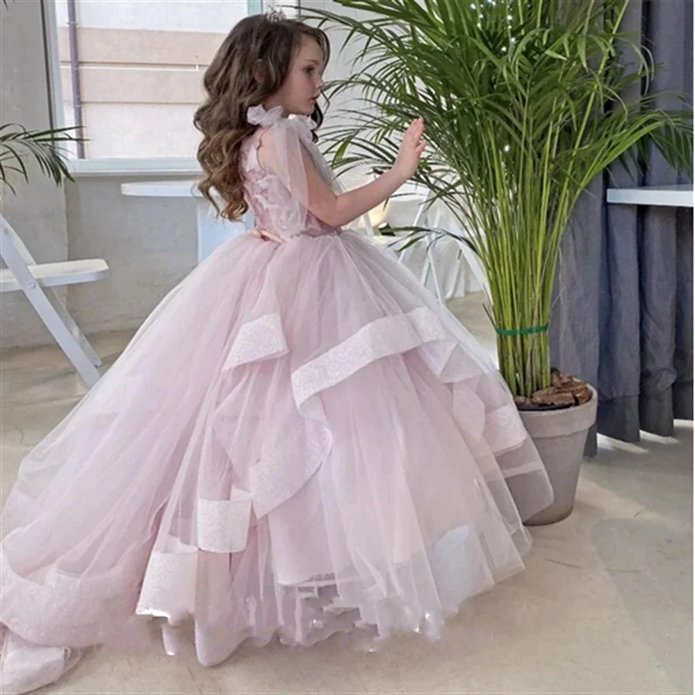 Customized Dusty Pink Flower Girl Dresses For Wedding Appliques Floor Length Elegant Child Birthday Party First Communion Gown
Customized Dusty Pink Flower Girl Dresses For Wedding Appliques Floor Length Elegant Child Birthday Party First Communion Gown