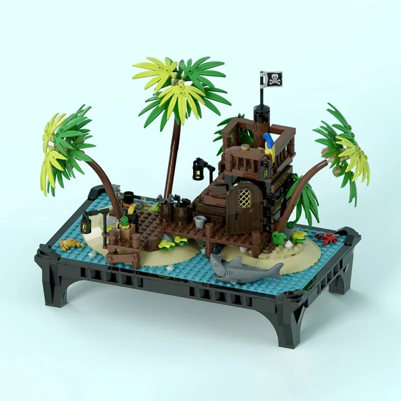 Moc Pirates of Barracuda Bay Pirates Bonsai Building Blocks Set Beach House Desktop Decorations Bricks toy Kid present 21322
Moc Pirates of Barracuda Bay Pirates Bonsai Building Blocks Set Beach House Desktop Decorations Bricks toy Kid present 21322