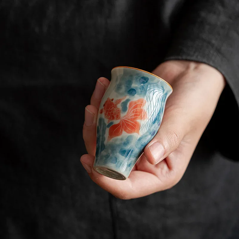 2pcs/lot Hand Painted Fish Chinese Tea Cup Ceramic Lotus Kung Fu Teacup Beautiful Peach Teaware A Cup Of Tea Ceremony
2pcs/lot Hand Painted Fish Chinese Tea Cup Ceramic Lotus Kung Fu Teacup Beautiful Peach Teaware A Cup Of Tea Ceremony