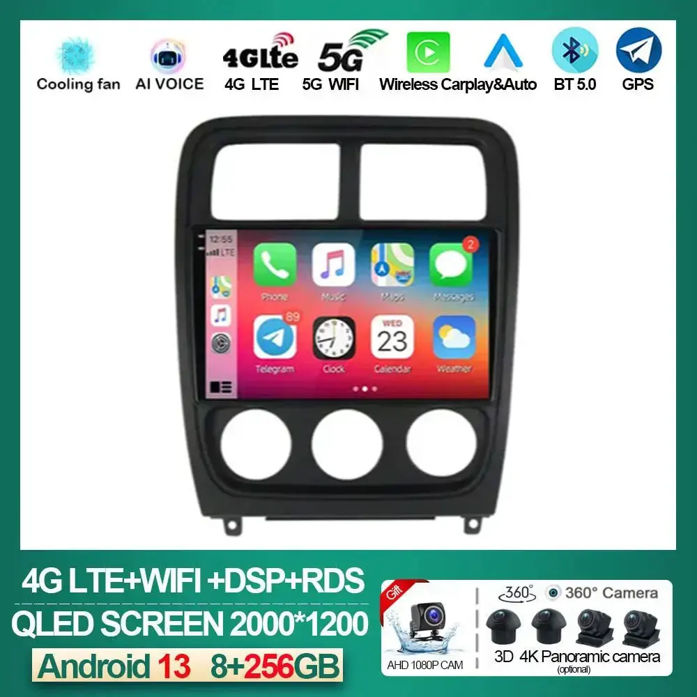 Android 13 Car Radio With Screen For Dodge Caliber 2009 - 2011 Autostereo Multimedia Video Player Navigation GPS NO DVD 2din
Android 13 Car Radio With Screen For Dodge Caliber 2009 - 2011 Autostereo Multimedia Video Player Navigation GPS NO DVD 2din