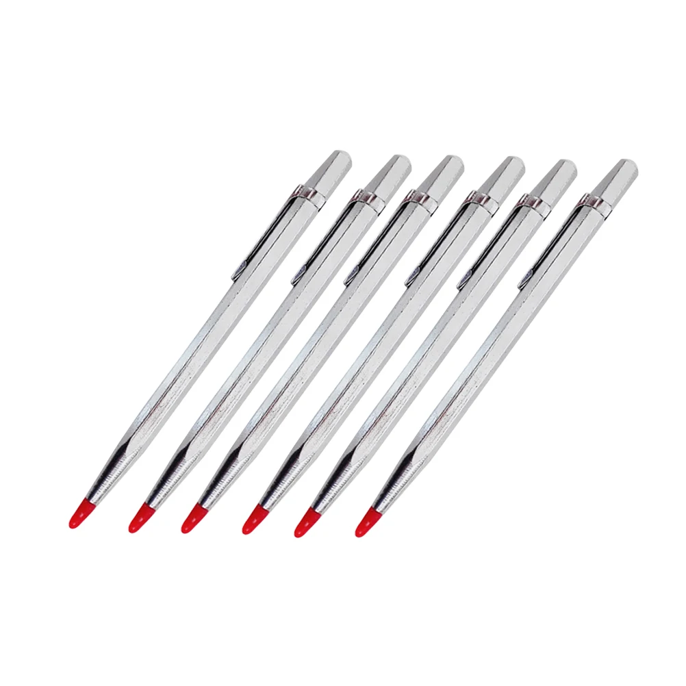 6pcs Tile Cutting Pen Ceramic Engraving Scriber Durable Alloy Pocket Clip Glass Marking Tool For Jewelry Accessories
6pcs Tile Cutting Pen Ceramic Engraving Scriber Durable Alloy Pocket Clip Glass Marking Tool For Jewelry Accessories