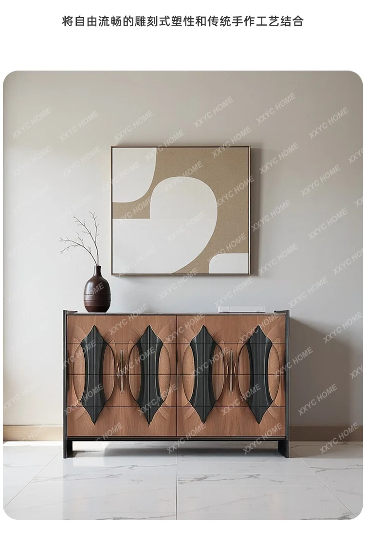 DVWalnut solid wood living room wall integrated storage cabinet modern light luxury art relief bedroom storage cabinet
DVWalnut solid wood living room wall integrated storage cabinet modern light luxury art relief bedroom storage cabinet