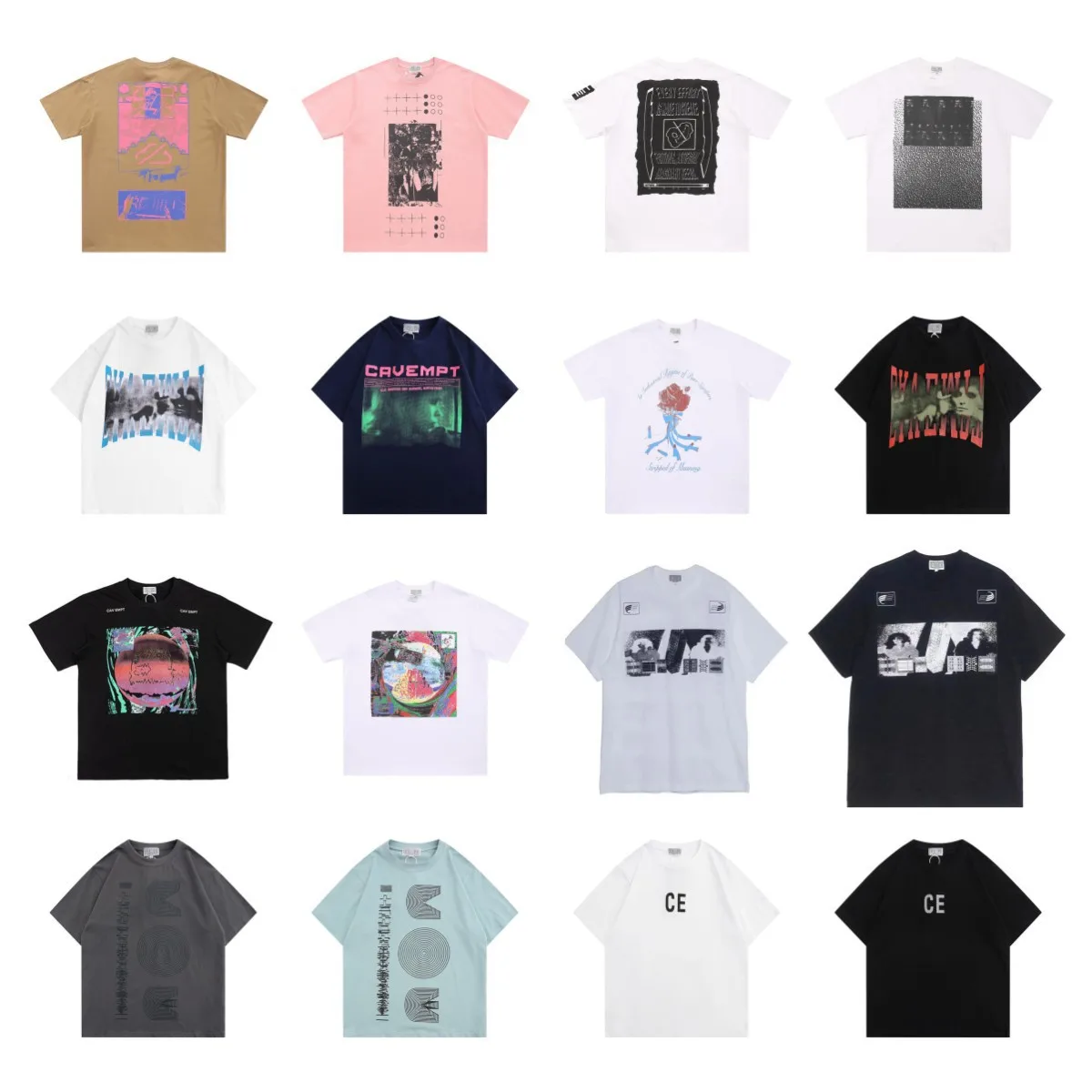 2025 CAV EMPT, японская ретро повседневная универсальная футболка с принтом граффити CE для мужчин и женщин, хлопковая футболка с короткими рукавами для пар, прилив
2025 CAV EMPT, японская ретро повседневная универсальная футболка с принтом граффити CE для мужчин и женщин, хлопковая футболка с короткими рукавами для пар, прилив