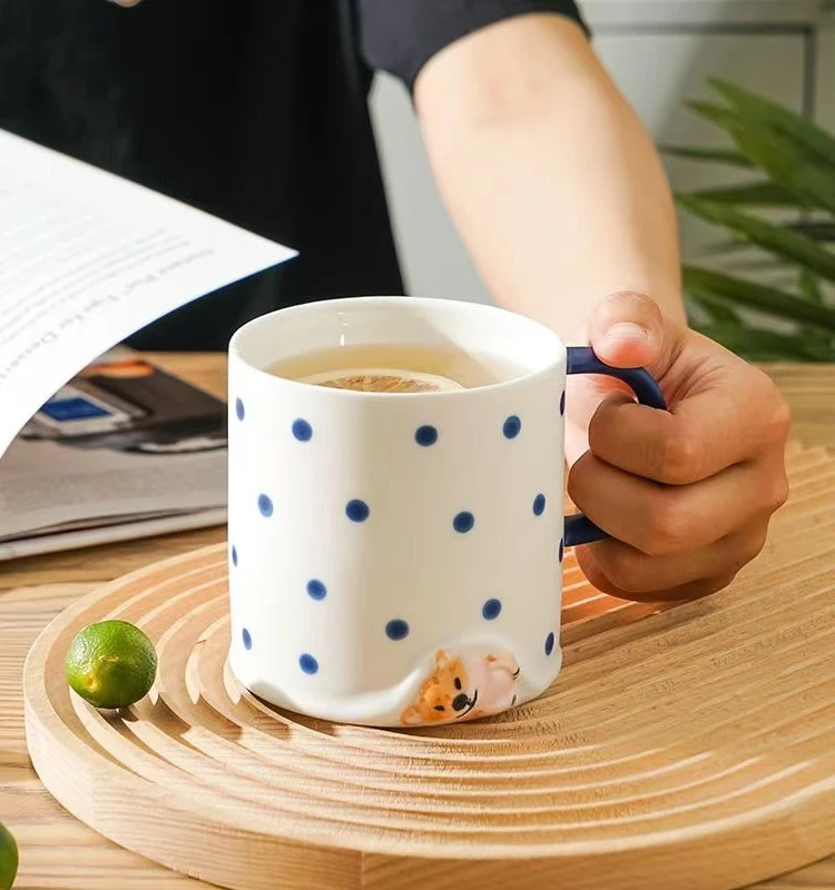 Japanese Cute Ceramic Milk Coffee Cup Exquisite And Good-looking Shiba Inu Cup Cartoon Mug Water Cup Lady's High-value Juice Cup
Japanese Cute Ceramic Milk Coffee Cup Exquisite And Good-looking Shiba Inu Cup Cartoon Mug Water Cup Lady's High-value Juice Cup