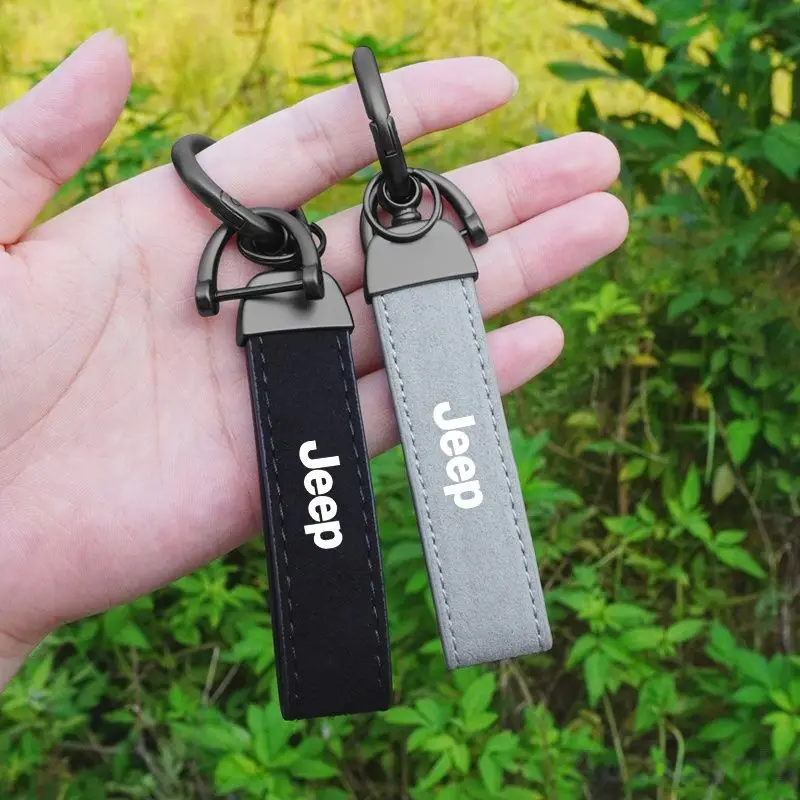 High-end Leather Keychain Car Key Ring Jewelry Pendant Keyring For Jeep Renegade Wrangler JL JK Gladiator Grand Cherokee Compass
High-end Leather Keychain Car Key Ring Jewelry Pendant Keyring For Jeep Renegade Wrangler JL JK Gladiator Grand Cherokee Compass