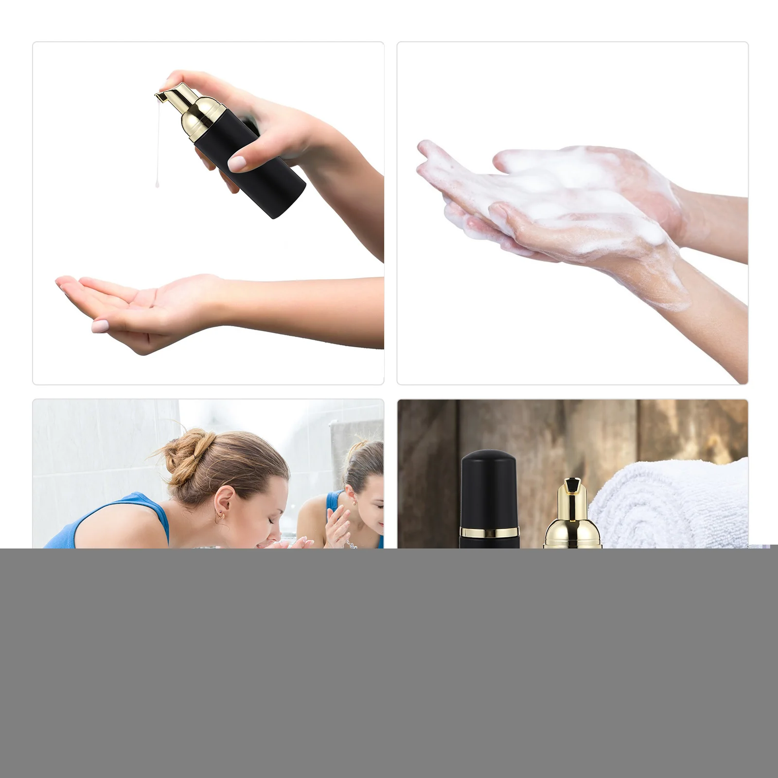 3 Pcs 60ml Black Frosted Pump Bottles Travel Size Reusable Leak Proof Shampoo Wash Dispenser Empty Containers
3 Pcs 60ml Black Frosted Pump Bottles Travel Size Reusable Leak Proof Shampoo Wash Dispenser Empty Containers